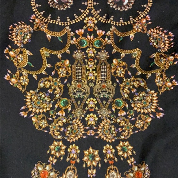 Black/gold owl tank top - Picture 3 of 7